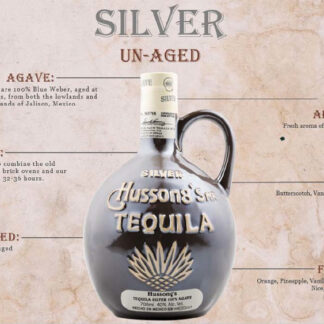 Tequila Hussongs Silver 40% kerámia 0,7 L