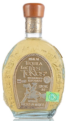 Los Tres Tonos Reposado Tequila 38% 0,7 L