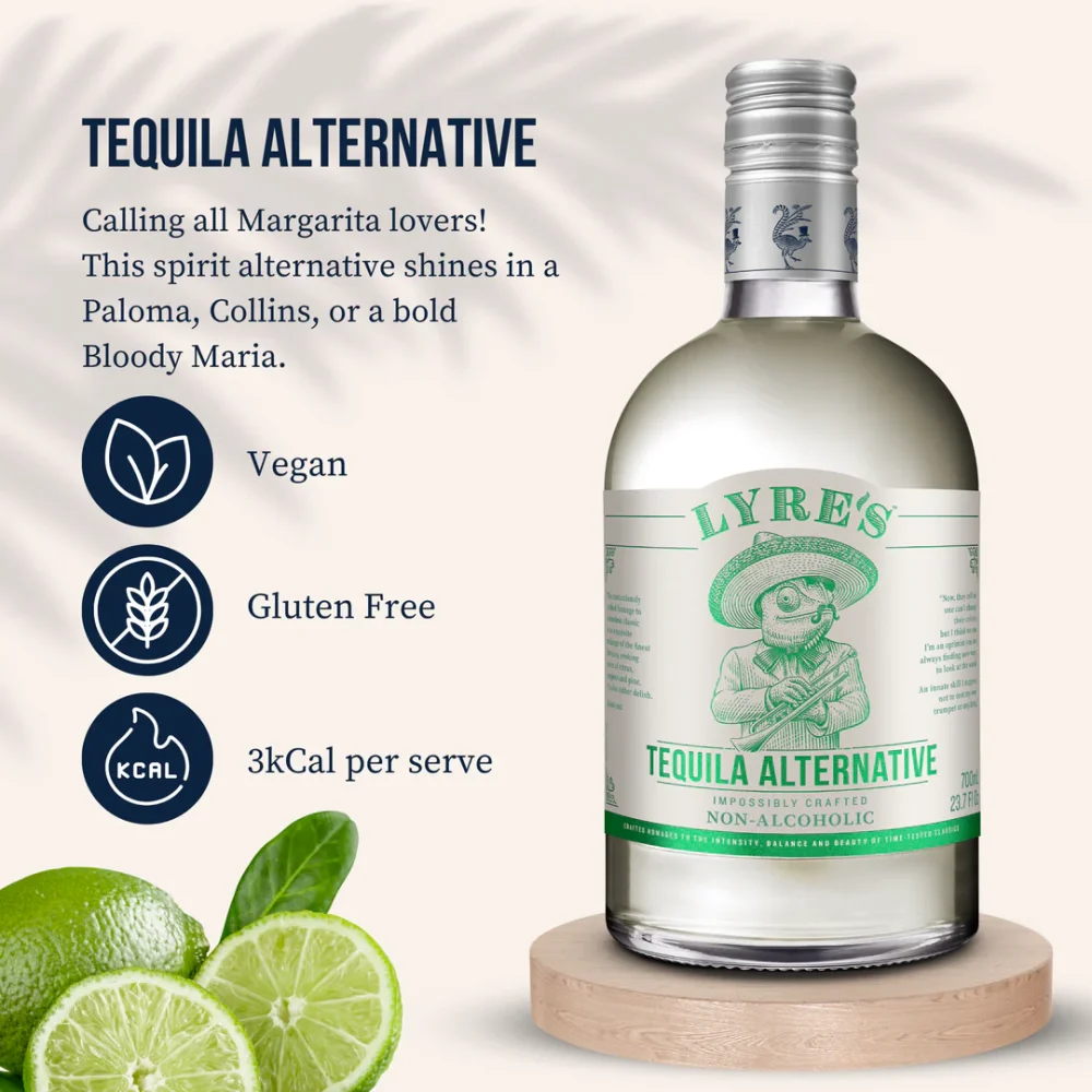 Lyre's Agave Blanco Alkoholmentes Tequila jellegű ital DRS (0,7L / 0,0%)