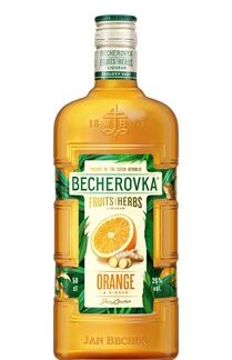 Becherovka Orange&Ginger likőr DRS (0,5L / 20%)