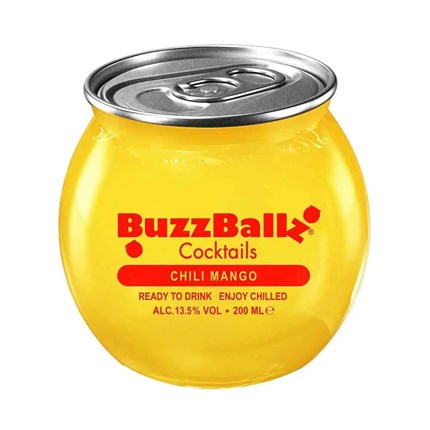 BuzzBallz Chili Mango cocktail RTD (0,2L / 13,5%)