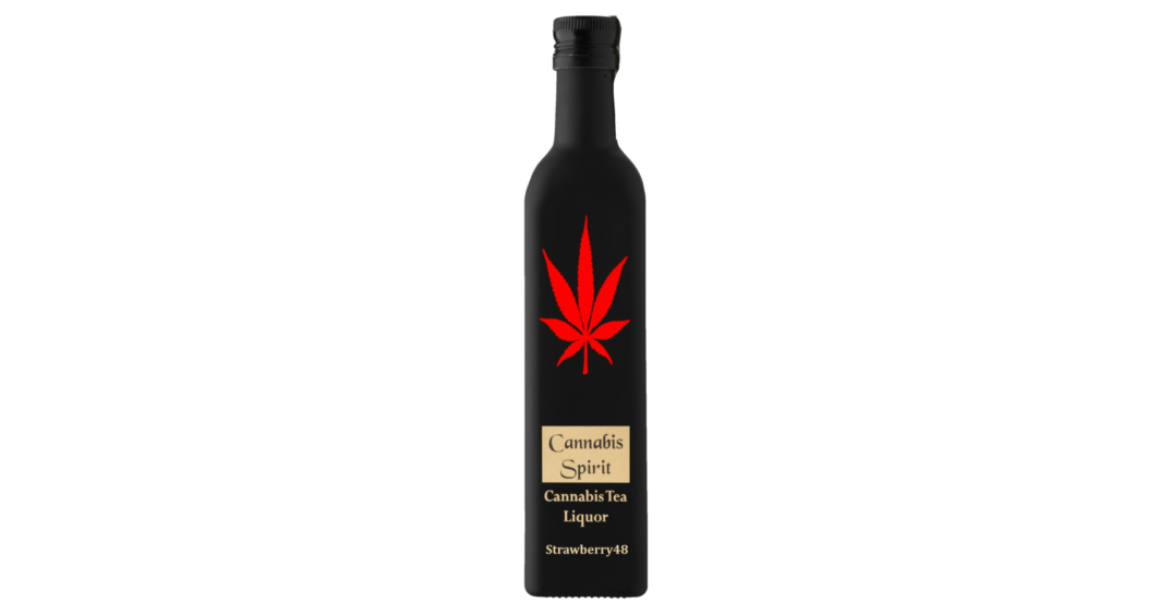 Cannabis Spirit Strawberry - Epres Tea likőr 0,5l 48%