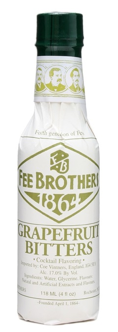 Fee Brothers Grapefruit Bitter 17% 0,15L