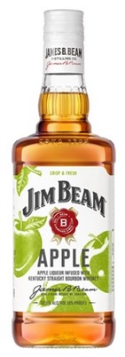 Jim Beam Apple whiskeylikőr DRS (0,7L / 32,5%)