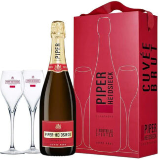 Piper Heidsieck Cuvée Brut Champagne 12% pdd. + 2 pohár