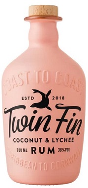 Twin Fin Coconut Lychee 38% 0,7L