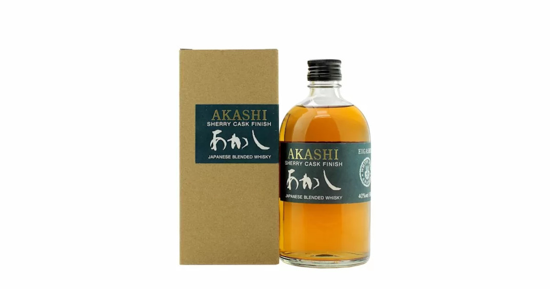 Akashi Blended Sherry Cask Finish whisky DRS (0,5L / 40%)