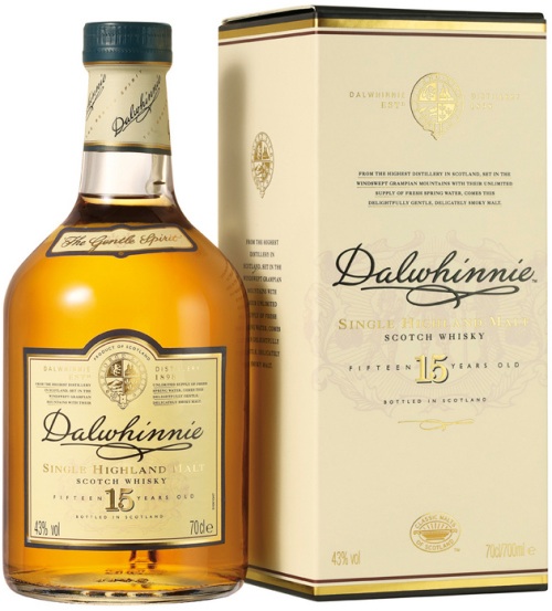 Dalwhinnie 15 éves whisky (0,7L / 43%)