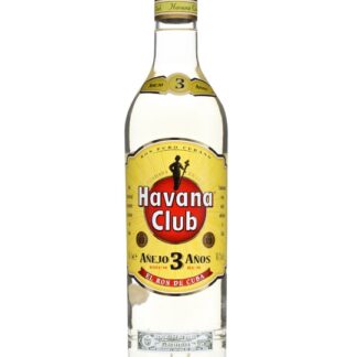 Havana Club 3 éves rum DRS (0,7L / 37,5%)
