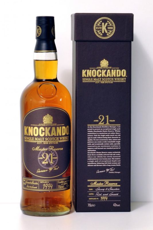 Knockando 21 years Master Reserve 43% 0,7L