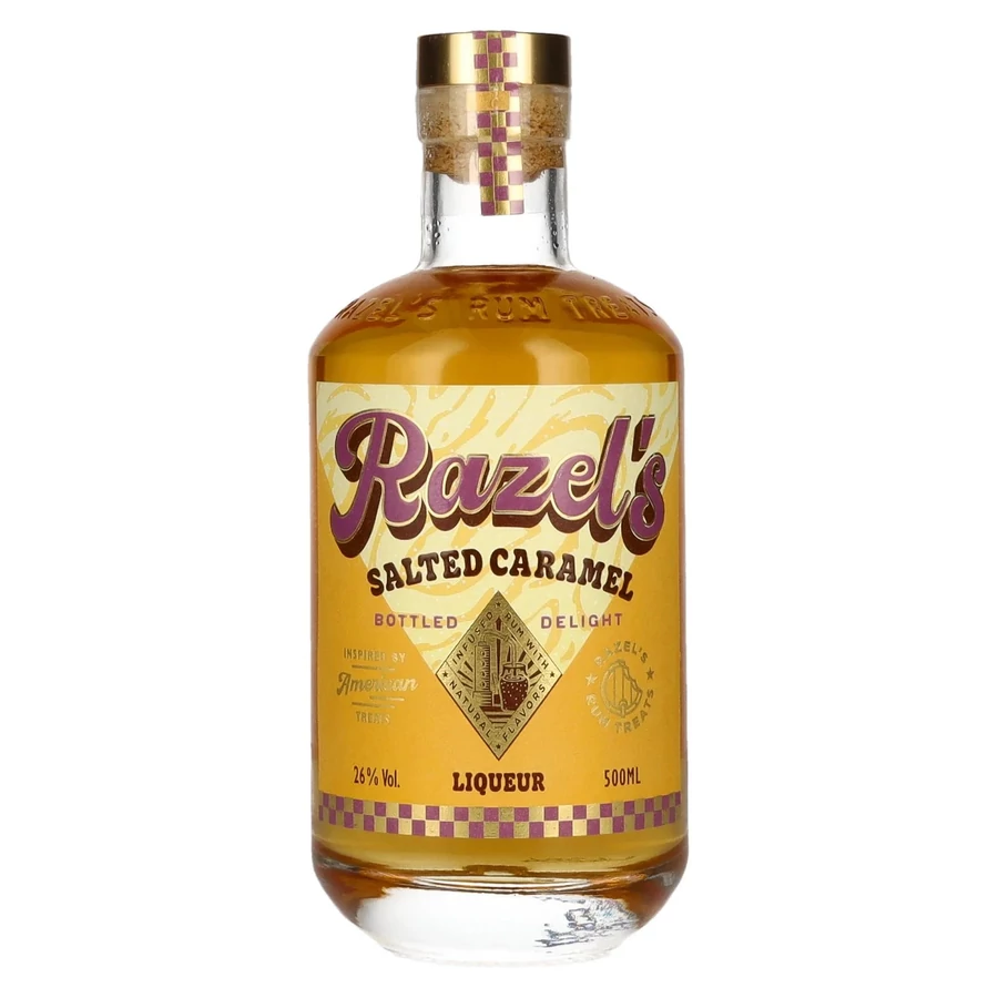 Razels Salted Caramel likőr - Sóskaramella ízzel 0,5l 26%