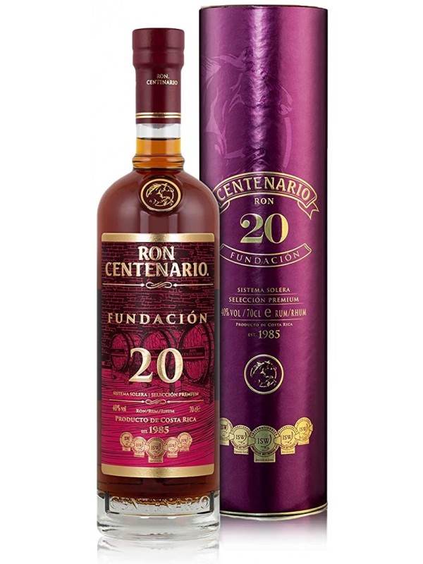 Centenario Fundacion 20 éves rum (0,7L / 40%)