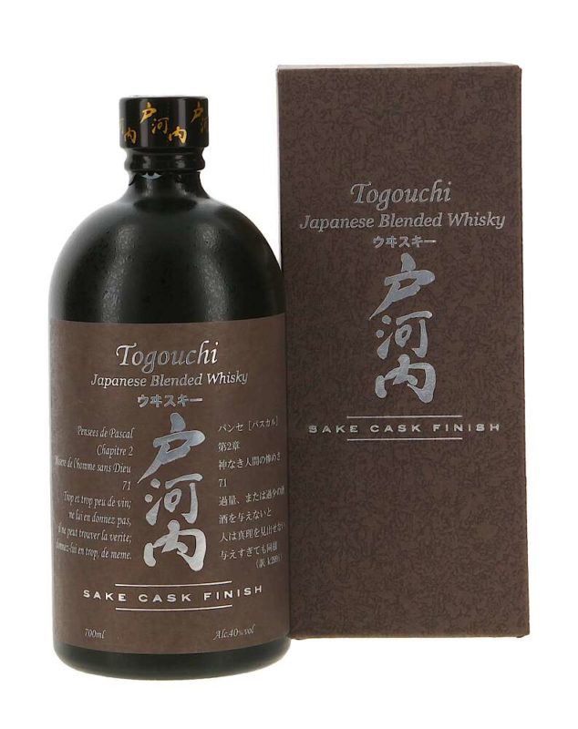 Togouchi Kiwami Sake Cask Finish whisky DRS (0,7L / 40%)