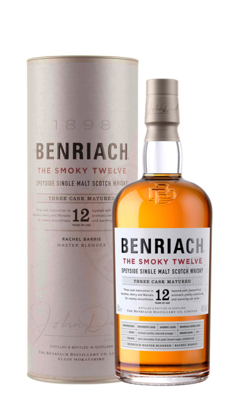 Benriach 12 éves Smoky Twelve whisky DRS (0,7L / 46%)